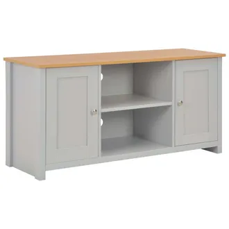 vidaXL Mobile Porta Tv Grigio 120x39x58 Cm - Vidaxl