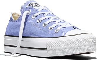Converse Chuck Taylor All Star Platform Sneaker in Very Peri/White/Black at Nordstrom, Size 5.5