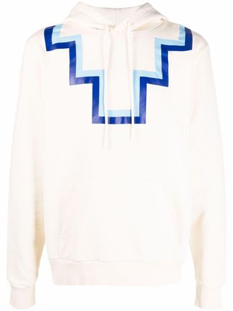 Marcelo Burlon Felpa con cappuccio - Toni neutri
