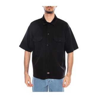 Dickies Hombre, Camisas, Negro, Talla: L