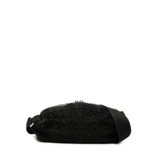 Bottega Veneta Pre-owned Woven Canvas Crossbody Bag - Dames - Pre-owned - Zwart - Maat: ONE Size