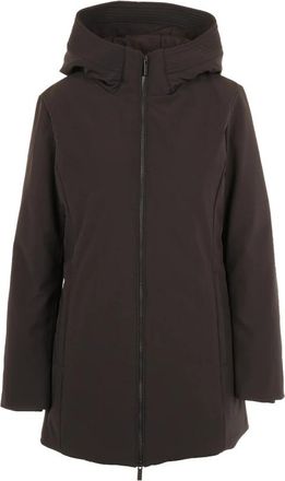 Woolrich Zwarte Dons Parka Jas - Dames - Parka Jassen - Zwart - L - Jassen