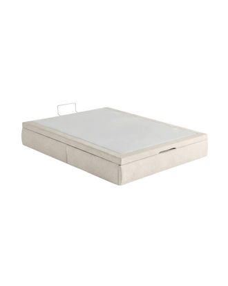 Hannun Cama canap&eacute; tapizado 160 x 200 cm blancoc on tejidos naturales