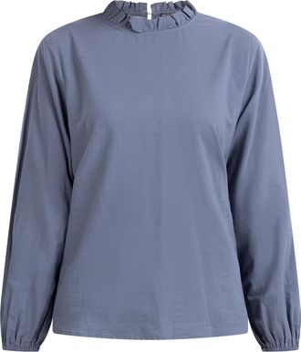 Dreimaster Dreimaster Bloes met lange mouwen teylon Dames Grijs-blauw