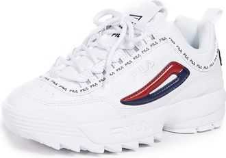 Fila Fila Womens Disruptor II Premium Repeat Sneakers