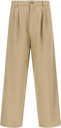 A.P.C. Light Beige Pleated Pants