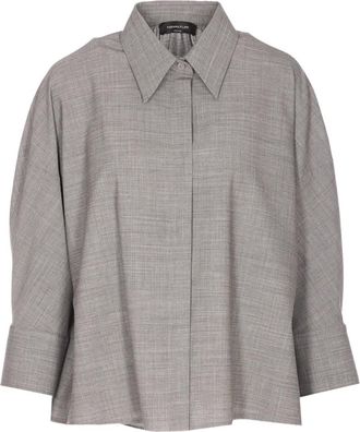 Fabiana Filippi Camicia con bottoni - Grigio