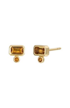 Bony Levy Semiprecious Stone 14K Gold Stud Earrings in 0.51 14Ky at Nordstrom