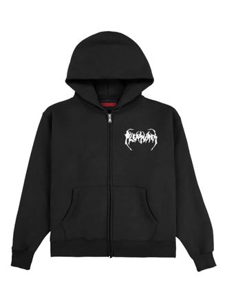 Pleasures Felpa con cappuccio e zip - Nero