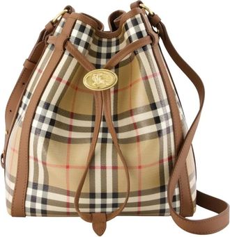 Burberry Dames, Tassen, Beige, Maat: ONE Size Katoen