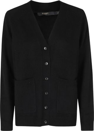 Seventy Cardigan - Dames - Vesten - Zwart - L - Wol - Truien & Vesten
