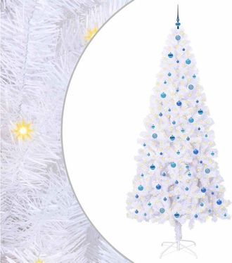 vidaXL &Aacute;rbol De Navidad Artificial Con 300 Led 240 Cm Pvc Y Acero Vidaxl