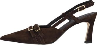 Notre-V Slingbacks - Dames - Pumps - Bruin - 40 EU - Schoenen