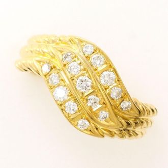 C&A Yellow Gold Yellow Gold (18K) Band Ring (Pre-Owned)