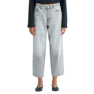 Haikure Fog Grey Jeans voor Vrouwen - Dames - Cropped Jeans - Grijs - W25 - Jeans