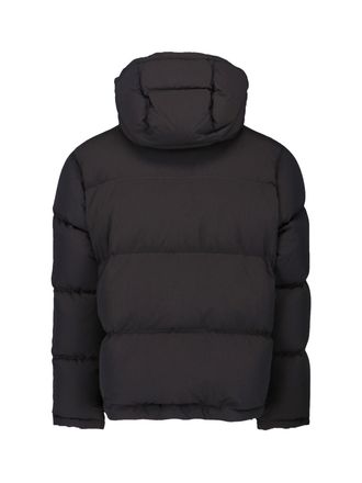 Dolce & Gabbana Mens Quilted Puffer Down Jacket Black Polyamide Polyurethane