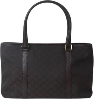 Gucci Pre-owned Vintage Tote Bag - Dames - Vintage Shopper - Bruin - ONE Size - Vintage