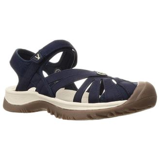 Keen Rose Textile Womens Hook and loop Sandals - Navy - Size:UK 4.5