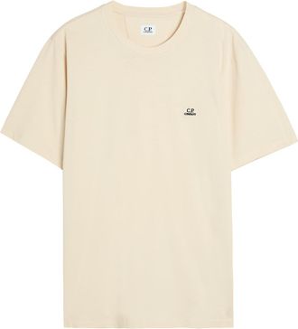 C.P. Company Logo-appliqu&eacute;d Cotton T-shirt - Beige - XL
