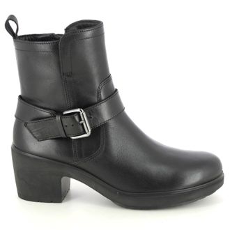 Ecco Ecco Metropole Zurich Full Grain Leather Womens Ankle Boots - Black - Size:UK 8-8.5