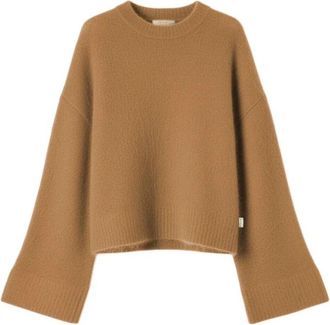 Cycleur de Luxe Macchiato Trui - Dames - Ronde hals truien - Bruin - M - Truien & Vesten
