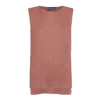 Cortana Lil- top de ramio fresa- - Tops - Mujer - Rojo - 2XS