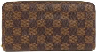 Louis Vuitton Pre-owned Wallets, female, Brown, Size: ONE SIZE Pre-owned Canvas wallets