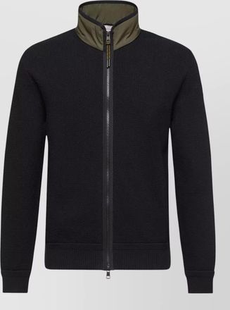 Moncler cotton high-neck zip-up cardigan