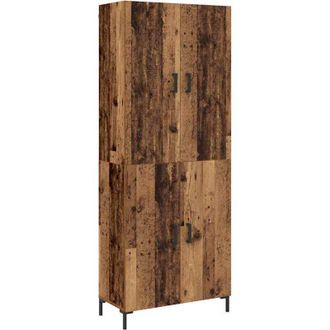vidaXL Vidaxl - Alacena Madera vieja 69.5 x 34 x 180 cm Madera contrachapada