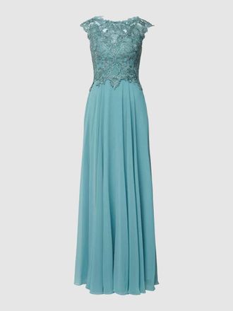 Luxuar Luxuar Abendkleid mit Zierbesatz und Cut Out in Gruen, Gr&ouml;&szlig;e 38