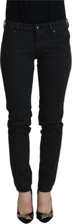 Ermanno Scervino Slim Fit Denim Jeans - Dames - Slim Fit Jeans - Zwart - W26 - Denim - Jeans
