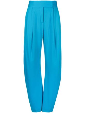 The Attico Gary virgin-wool trousers - Blue