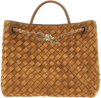 Bottega Veneta Suede leather medium Andiamo bag Woman One Size