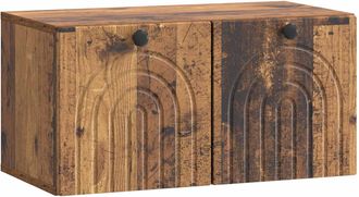 vidaXL Mueble Para Tv De Pared Madera Envejecida 59,5 X 31 X 30 Cm Vidaxl