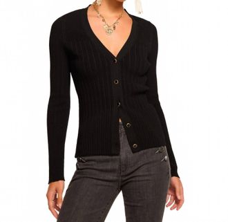 Ramy Brook Lorenza Cardigan In Black