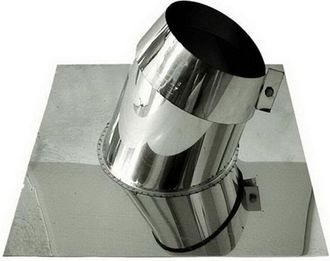 MBM Fald&oacute;n De Techos Inclinados Plomo Conducto De Humos Dn 100