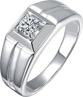 Rachel Glauber Plated Cz Statement Ring