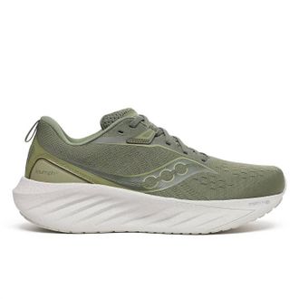 Saucony Mens Triump 22 Running Shoes In Olive