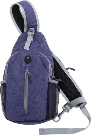 UPKOCH Mens Sling Bag Scratch-resistant Crossbody Chest Pouch with Adjustable Strap for Hiking Travel Outdoor Abrasion-resistant Shoulder Bag