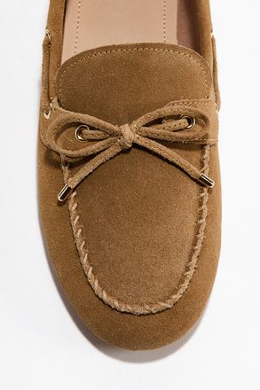 H&M Bootsschuhe - Dunkelbeige
