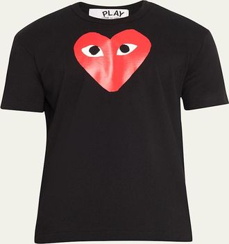 【COMME des GARCONS】T-SHIRT◆HMT013S24 Comme Des Garçons Mens T-Shirt in White/Black | Size Small