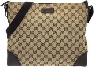 Gucci Pre-owned Vintage Schoudertas - Dames - Vintage Schoudertas - Beige - ONE Size - Vintage