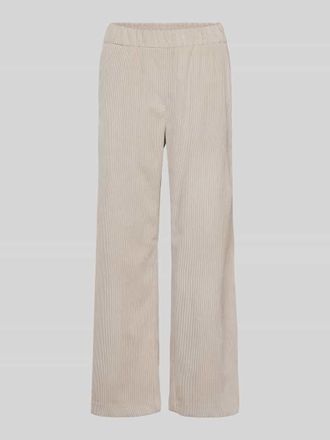 M.A.C Cropped Culotte aus Cord in Beige, Gr&ouml;&szlig;e 44