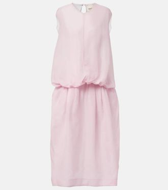 Khaite Noah silk organza midi dress