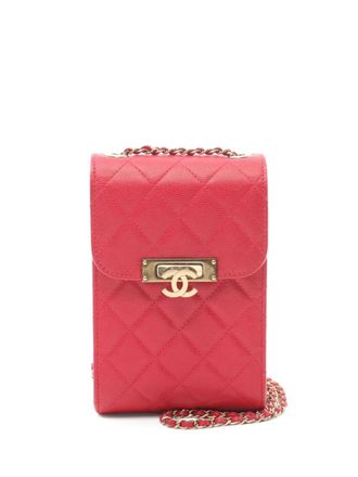 Chanel 2016-2017 matelassé telefoonhoesje - Roze