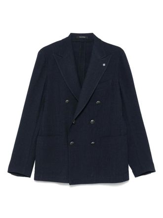 Tagliatore double-breasted blazer - Blue