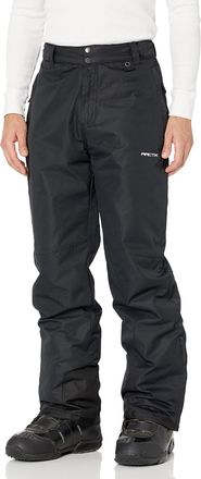 Arctix Mens Essential Snow Pants Skiing, Black, Large/30 Inches Inseam