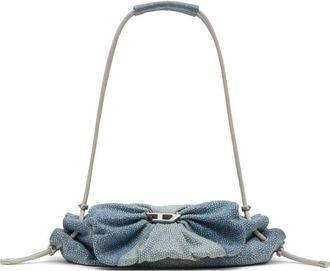 Diesel Denim Scrunch-D Large Shoulder Bag