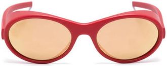 Givenchy Ladies Red Round Sunglasses BR008MR04L