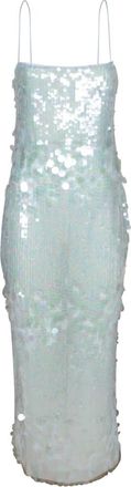 Retrof&ecirc;te Alana Sequin Dress - Dames - Feestkleedjes - Groen - M - Leer - Kleedjes